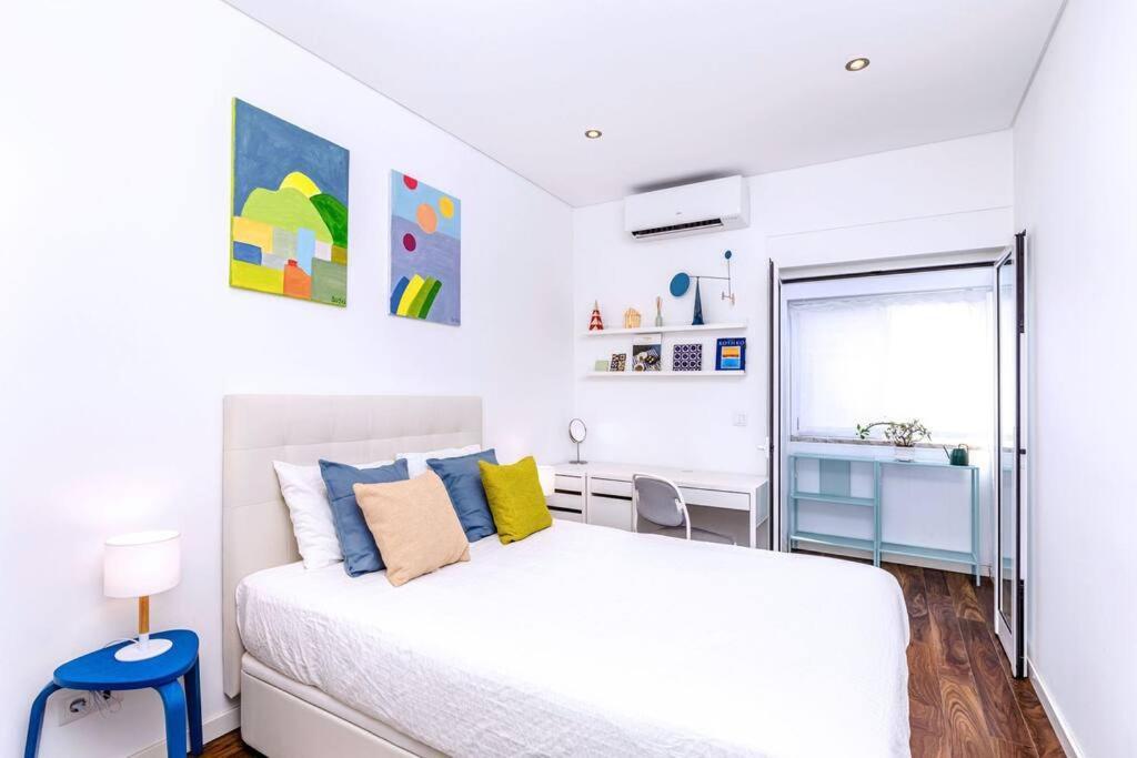 Cozy Bright Space With Landscape And Air Conditioner Lisbona Esterno foto